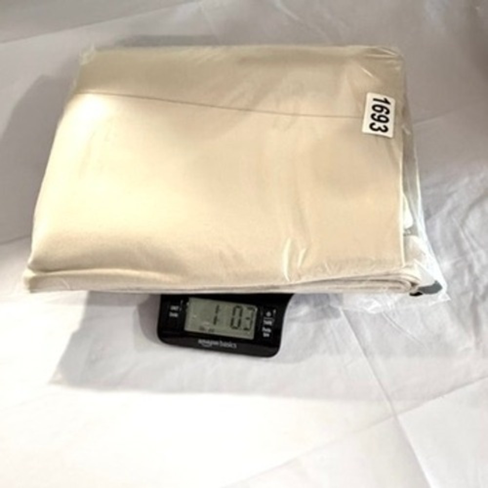 NWT Quince Ultra-Stretch Ponte Pintuck Ankle Pant Ecru Beige Slim Trousers L - Picture 16 of 16